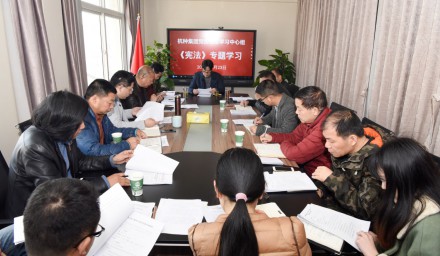 杭州種業(yè)集團(tuán)黨委理論中心組專題學(xué)習(xí) 新《憲法》